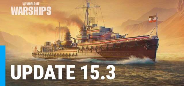 World of Warships rilascia l'aggiornamento 15.3.